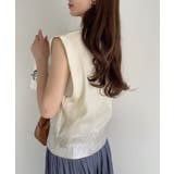 箔加工 ノースリーブ サマーニット | Eclat one | 詳細画像6