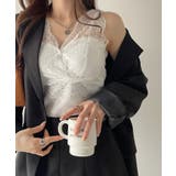 カップ入り 総レース タンクトップ | Ada. | 詳細画像1 
