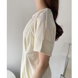 【Eclat one】Wジップ タック入り ポンチ トップス | Eclat one | 詳細画像29 