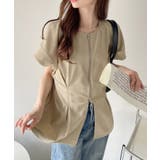 【Eclat one】Wジップ タック入り ポンチ トップス | Eclat one | 詳細画像3 