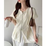 【Eclat one】Wジップ タック入り ポンチ トップス | Eclat one | 詳細画像7 