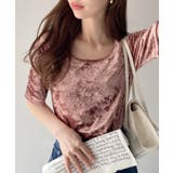 クラッシュベロア 半袖 Tシャツ | Ada. | 詳細画像13
