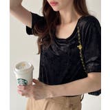 クラッシュベロア 半袖 Tシャツ | Ada. | 詳細画像8