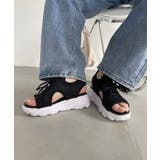 厚底 レースアップ メッシュ スニーカー サンダル | Ada. | 詳細画像8