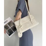 スウェードタッチ パイピング ロング ハンドル スクエアバッグ | Ada. | 詳細画像7