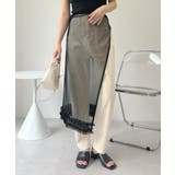 ラップデザイン ヘムフリル シアー スカート | Ada. | 詳細画像11