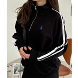 U.S. POLO ASSN. ラインデザイン ハーフジップ スウェット | Ada. | 詳細画像11