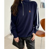 U.S. POLO ASSN. ラインデザイン ハーフジップ スウェット | Ada. | 詳細画像31