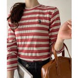 U.S. POLO ASSN. ラメ リブ ボーダー クルーネック Tシャツ | Ada. | 詳細画像15