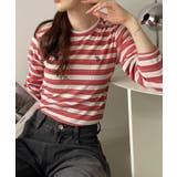 U.S. POLO ASSN. ラメ リブ ボーダー クルーネック Tシャツ | Ada. | 詳細画像16