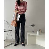 U.S. POLO ASSN. ラメ リブ ボーダー クルーネック Tシャツ | Ada. | 詳細画像21