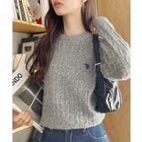 U.S. POLO ASSN. 総ケーブルデザイン クルーネック ニット | Ada. | 詳細画像13
