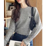 U.S. POLO ASSN. 総ケーブルデザイン クルーネック ニット | Ada. | 詳細画像16