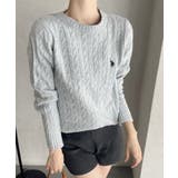 U.S. POLO ASSN. 総ケーブルデザイン クルーネック ニット | Ada. | 詳細画像17