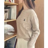 U.S. POLO ASSN. 総ケーブルデザイン クルーネック ニット | Ada. | 詳細画像9