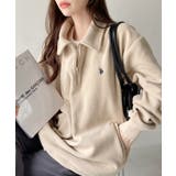 U.S. POLO ASSN. フリース素材 ハーフジップ アノラック | Ada. | 詳細画像29