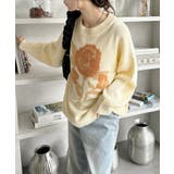 ローズ ジャガード オーバーサイズ ニット | Ada. | 詳細画像22