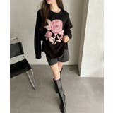 ローズ ジャガード オーバーサイズ ニット | Ada. | 詳細画像31