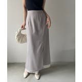 ストライプデザイン フェイクレイヤード タイトスカート | Eclat one | 詳細画像21 