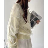 チュールドッキング ミックスカラー ニット | Eclat one | 詳細画像19 