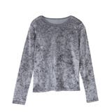 シアー ベロア クルーネック ロングスリーブ トップス | Ada. | 詳細画像38