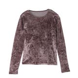 シアー ベロア クルーネック ロングスリーブ トップス | Ada. | 詳細画像39