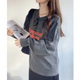 フェスデザイン ヴィンテージライク 長袖 Tシャツ | Ada. | 詳細画像25