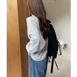 刺繍ロゴ オフショル スウェット | Ada. | 詳細画像17