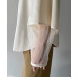 【Eclat one】シアー ドッキング ランタンスリーブ ブラウス | Eclat one | 詳細画像27