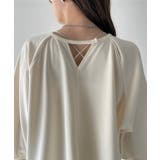 【Eclat one】シアー ドッキング ランタンスリーブ ブラウス | Eclat one | 詳細画像29