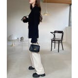 ホック開き フレアスリーブ カーディガン ニット トップス | Ada. | 詳細画像9 