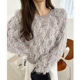 【Eclat one】 クルーネック フェザー ニット | Eclat one | 詳細画像10