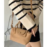ナイロン フェイクレザードッキング ミニ ショルダーバッグ | Ada. | 詳細画像13