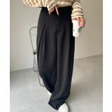 【美脚シルエット】 センタータックワイド スラックスパンツ | Ada. | 詳細画像6