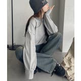 ダメージデザイン 裏毛スウェット | Ada. | 詳細画像4 