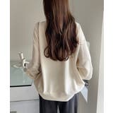 タックデザイン ロゴプリント 裏毛スウェット | Ada. | 詳細画像18