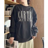 タックデザイン ロゴプリント 裏毛スウェット | Ada. | 詳細画像19