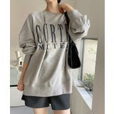 タックデザイン ロゴプリント 裏毛スウェット | Ada. | 詳細画像24