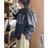タックデザイン ロゴプリント 裏毛スウェット | Ada. | 詳細画像8
