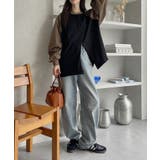 【Eclat one】ナイロン 裏毛ドッキング 2WAY デザインスウェット | Eclat one | 詳細画像16