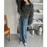 【Eclat one】ループ編み 2WAYニットカーディガン | Eclat one | 詳細画像16