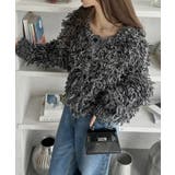 【Eclat one】ループ編み 2WAYニットカーディガン | Eclat one | 詳細画像18