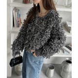 【Eclat one】ループ編み 2WAYニットカーディガン | Eclat one | 詳細画像9