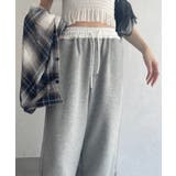 ウエストレイヤードデザイン スウェットパンツ | Ada. | 詳細画像11 