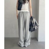 ウエストレイヤードデザイン スウェットパンツ | Ada. | 詳細画像24 