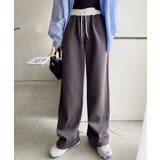 ウエストレイヤードデザイン スウェットパンツ | Ada. | 詳細画像8 