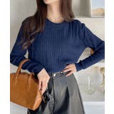 クルーネック ケーブル コンパクト 長袖 ニット | Ada. | 詳細画像10 