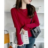 クルーネック ケーブル コンパクト 長袖 ニット | Ada. | 詳細画像16 