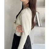 クルーネック ケーブル コンパクト 長袖 ニット | Ada. | 詳細画像28 