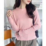 クルーネック ケーブル コンパクト 長袖 ニット | Ada. | 詳細画像36 